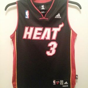 NBA Authentic Miami Heat Basketball Jersey-DWade